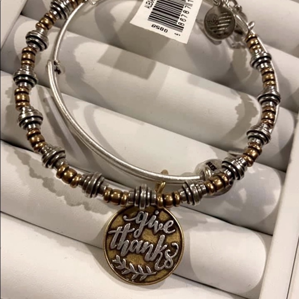 Alex & Ani Give Thanks bangle set